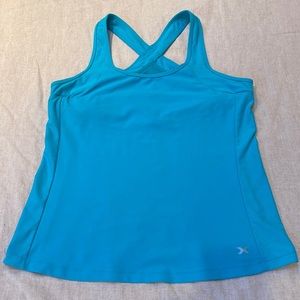Xersion workout tank top with bra XL